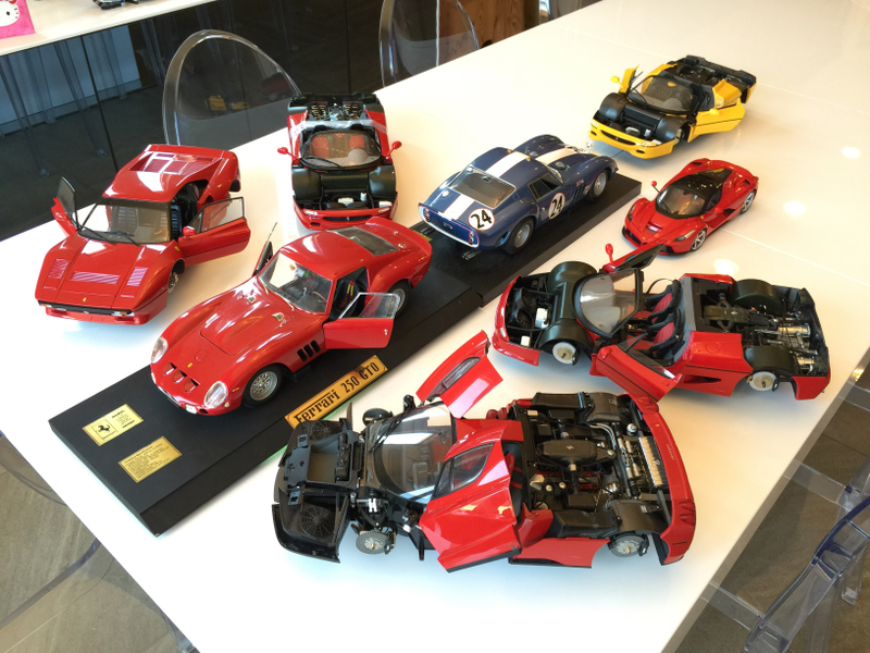 Illustration for article titled Ferrari in 1/12 scale
